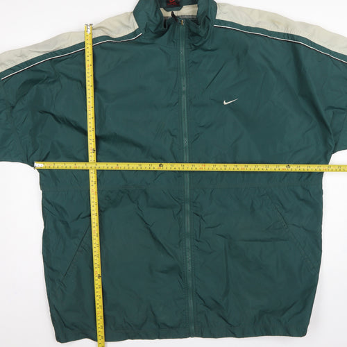 Nike Men’s Green XL Vintage Full Zip Windbreaker Jacket