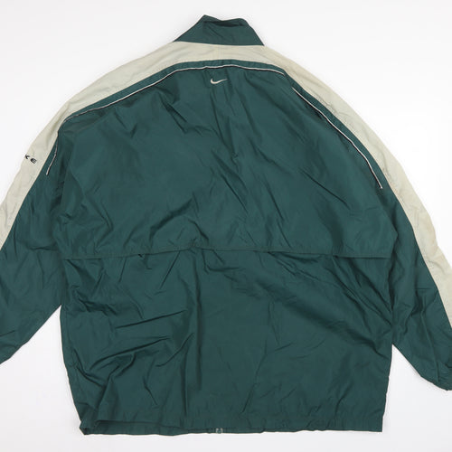Nike Men’s Green XL Vintage Full Zip Windbreaker Jacket