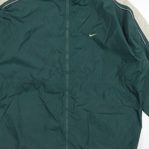 Nike Men’s Green XL Vintage Full Zip Windbreaker Jacket