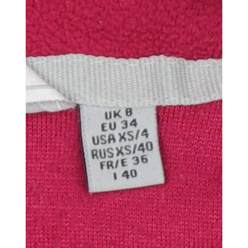 Regatta Women's Pink UK 4 Pullover 1/4 Zip Fleece Sweatshirt