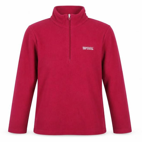 Regatta Women's Pink UK 4 Pullover 1/4 Zip Fleece Sweatshirt