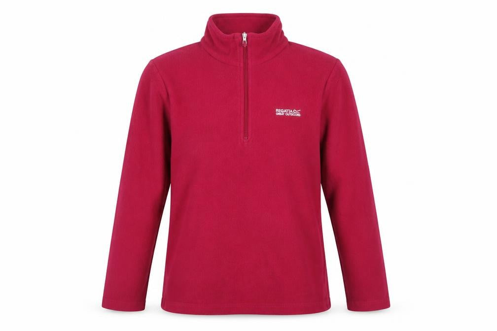 Regatta Women's Pink UK 4 Pullover 1/4 Zip Fleece Sweatshirt