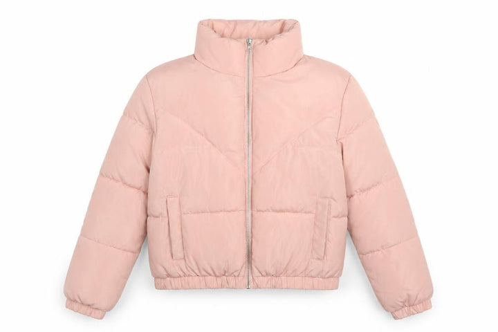 New Look 915 Girls Pink Age 12-13 Puffer Jacket Quilted Full Zip