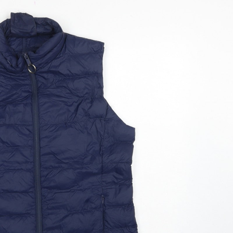 Marks & Spencer Women’s Blue UK 14 Quilted Down Puffer Gilet