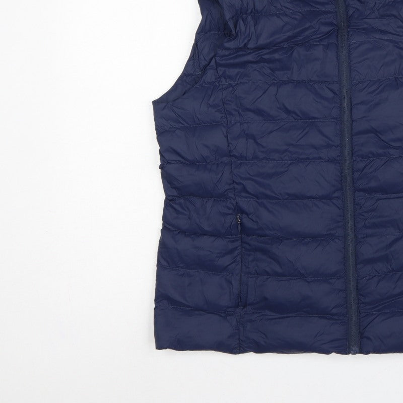 Marks & Spencer Women’s Blue UK 14 Quilted Down Puffer Gilet