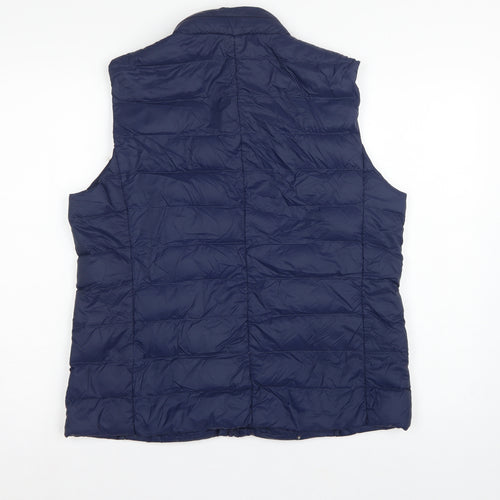 Marks & Spencer Women’s Blue UK 14 Quilted Down Puffer Gilet