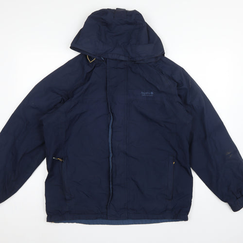 Regatta Men’s Blue M 40in Hydrafort Waterproof Hooded Rain Jacket