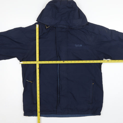 Regatta Men’s Blue M 40in Hydrafort Waterproof Hooded Rain Jacket