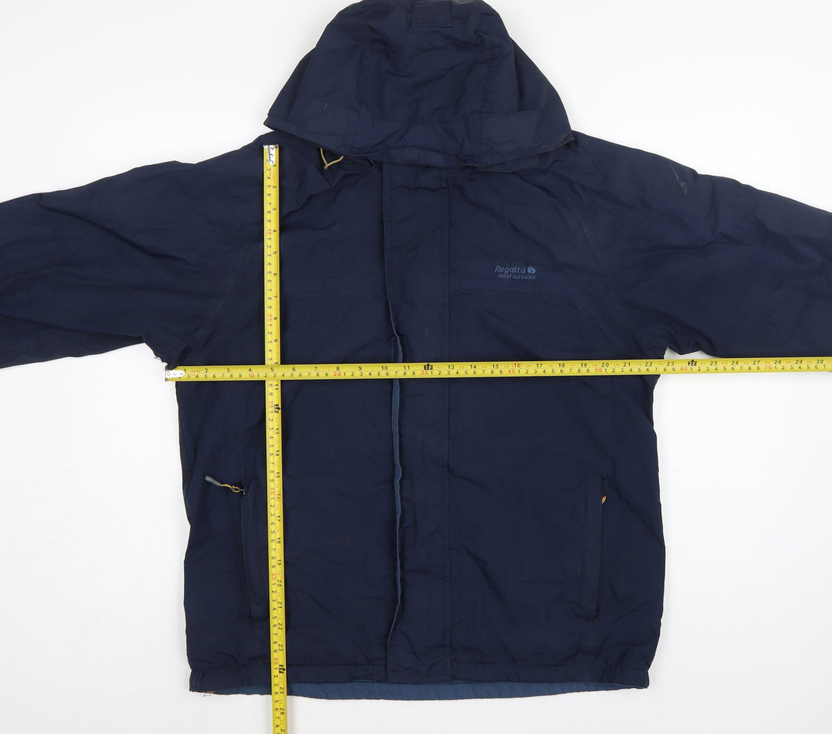 Regatta Men’s Blue M 40in Hydrafort Waterproof Hooded Rain Jacket
