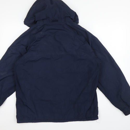 Regatta Men’s Blue M 40in Hydrafort Waterproof Hooded Rain Jacket