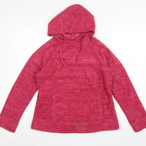 Athletic Works Teens Pink Size 12 Pullover Hoodie Drawstring Pockets