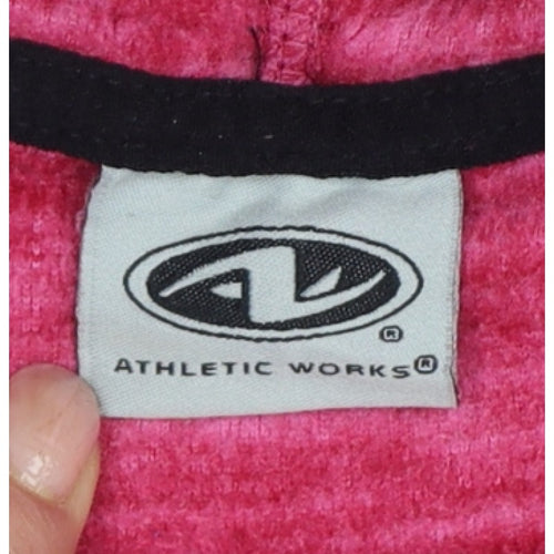 Athletic Works Teens Pink Size 12 Pullover Hoodie Drawstring Pockets