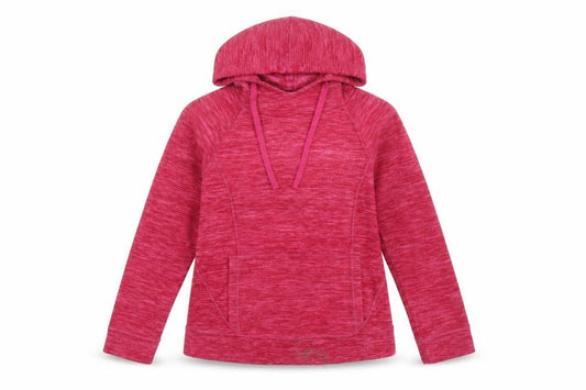 Front view of Athletic Works Teens Pink, size 12, Pullover Hoodie Drawstring Pockets