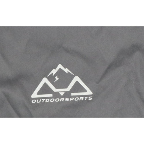 Outdoorsports Men’s Black XL Hooded Windbreaker Jacket