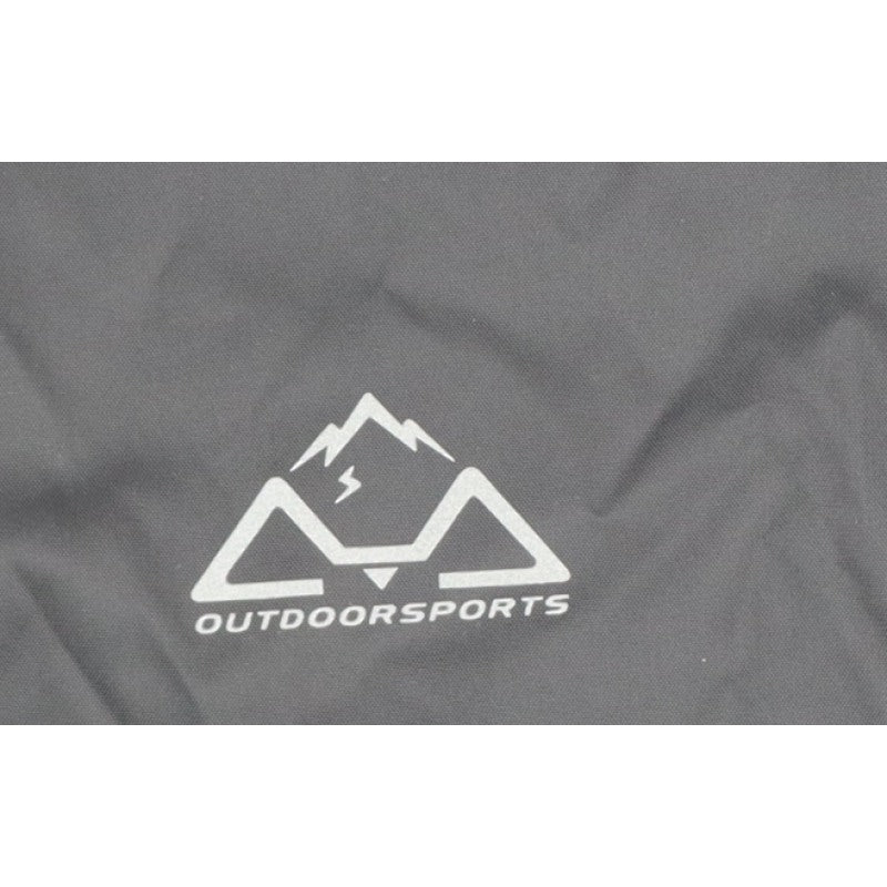 Outdoorsports Men’s Black XL Hooded Windbreaker Jacket