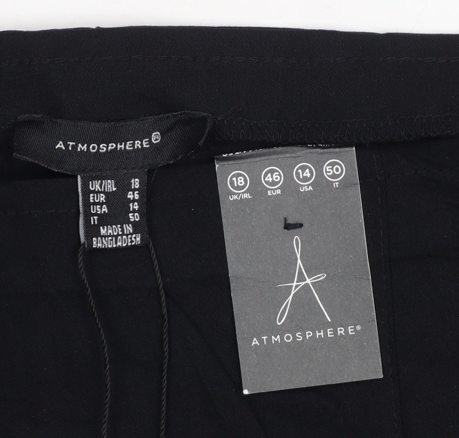 Atmosphere Women’s Black Size 18 Tapered Work Trousers
