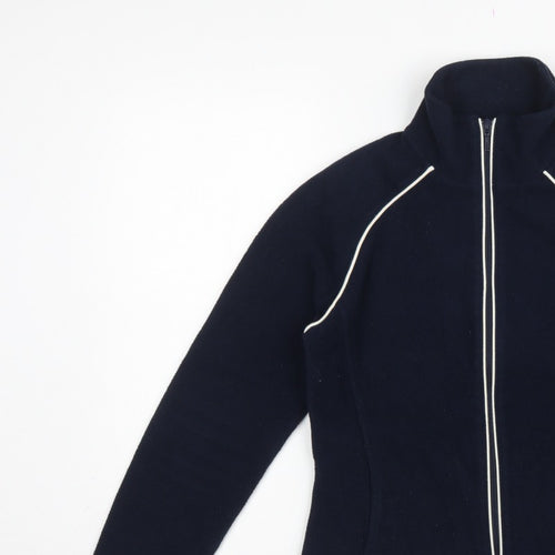 Next Women’s Blue Fleece Full Zip Jacket UK 18 Collared