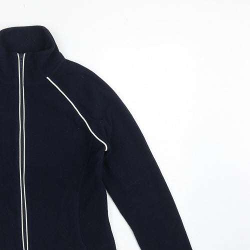 Next Women’s Blue Fleece Full Zip Jacket UK 18 Collared