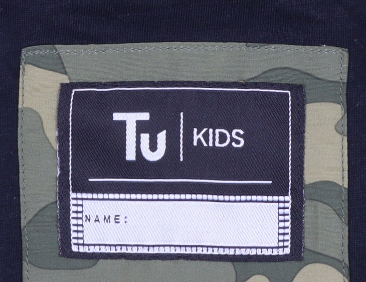 TU Kids Boys Green Camouflage Hooded Anorak Jacket 11-12 Years