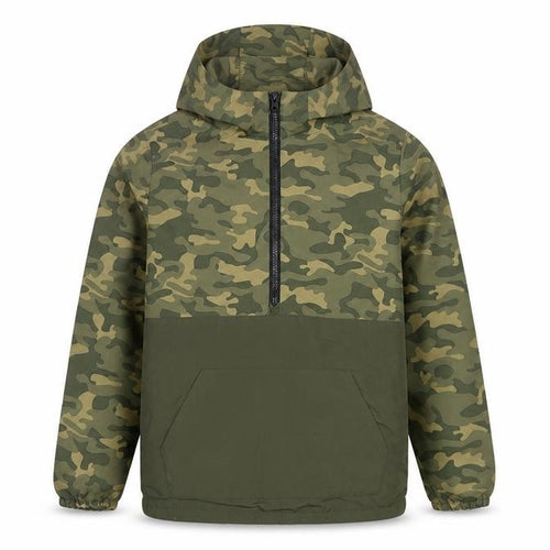 TU Kids Boys Green Camouflage Hooded Anorak Jacket 11-12 Years