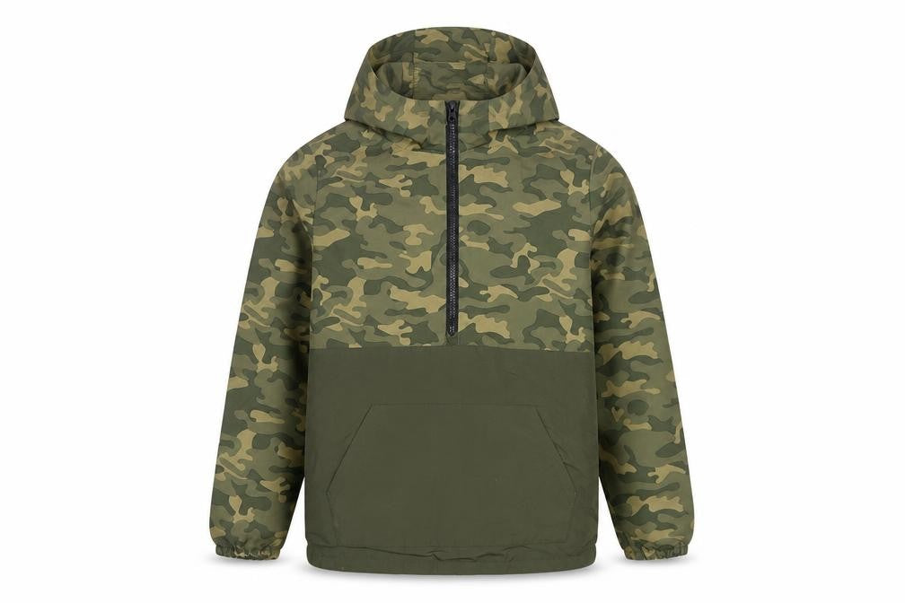 TU Kids Boys Green Camouflage Hooded Anorak Jacket 11-12 Years