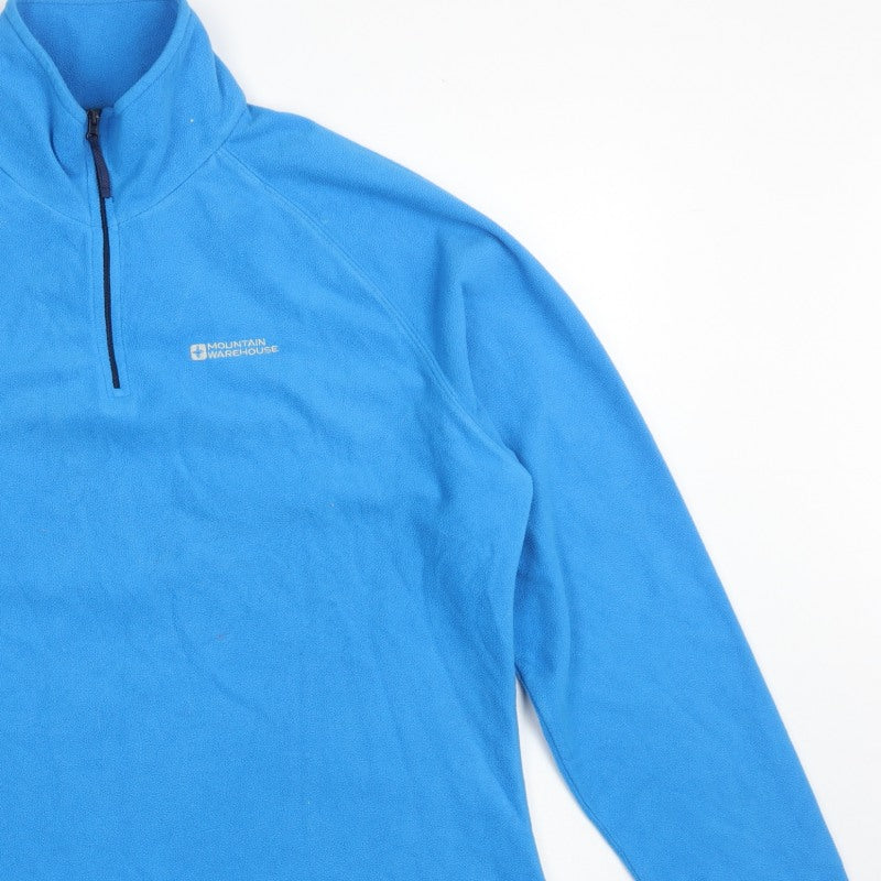 Additional view of Mountain Warehouse Women Blue UK 20 Fleece 1/4 Zip Pullover Sweatshirt