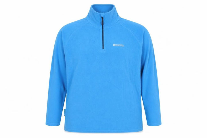 Mountain Warehouse Women Blue UK 20 Fleece 1/4 Zip Pullover Sweatshirt