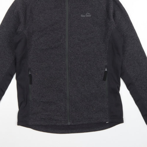 Peter Storm Men Grey M Hooded Full Zip Fleece Outdoor Jacket