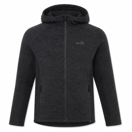Peter Storm Men Grey M Hooded Full Zip Fleece Outdoor Jacket