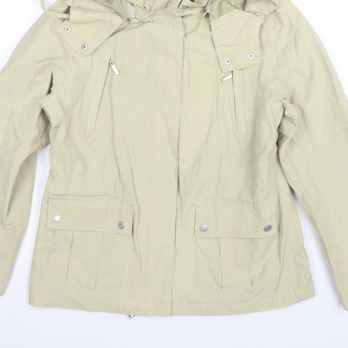 Maine Debenhams Women’s Ivory Size 12 Hooded Parka Jacket
