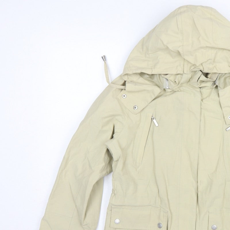 Maine Debenhams Women’s Ivory Size 12 Hooded Parka Jacket
