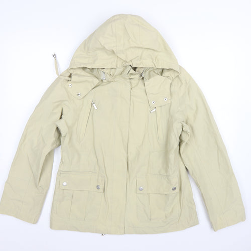 Maine Debenhams Women’s Ivory Size 12 Hooded Parka Jacket