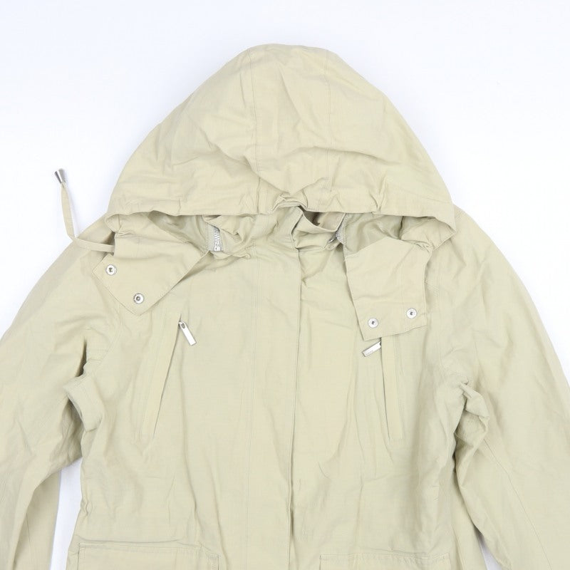 Maine Debenhams Women’s Ivory Size 12 Hooded Parka Jacket