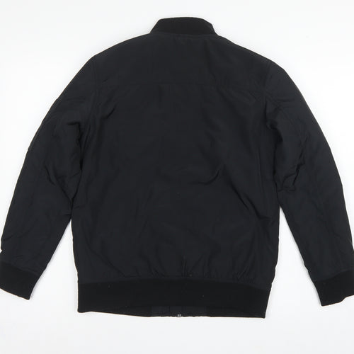 Bluezoo Boys Black Age 13 Bomber Jacket Padded Full Zip