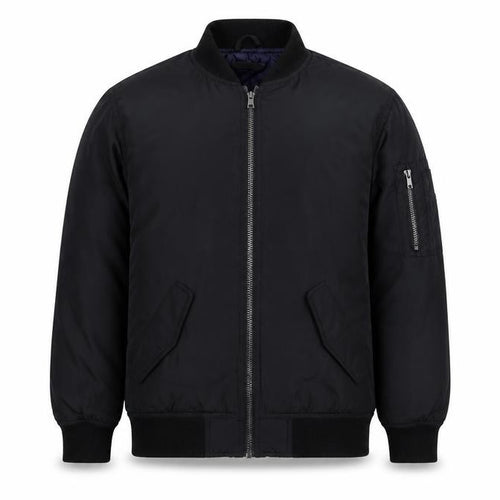 Bluezoo Boys Black Age 13 Bomber Jacket Padded Full Zip