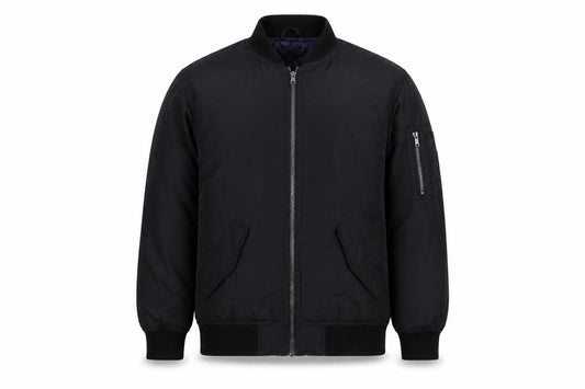 Bluezoo Boys Black Age 13 Bomber Jacket Padded Full Zip