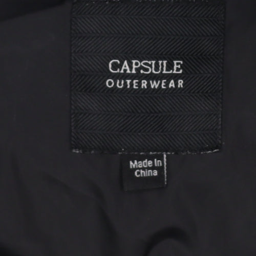 Capsule Women Black UK 16 Hooded Quilted Puffer Jacket