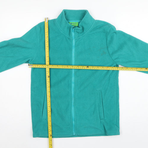 Mountain Warehouse Boys Green 13 Years 3-in-1 Fleece Jacket Full Zip