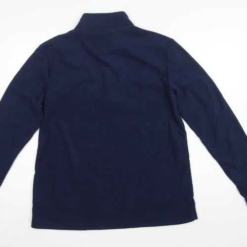 Peter Storm Women Blue UK 18 Pullover 1/4 Zip Fleece Sweatshirt
