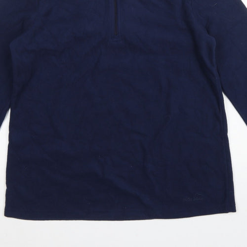Peter Storm Women Blue UK 18 Pullover 1/4 Zip Fleece Sweatshirt