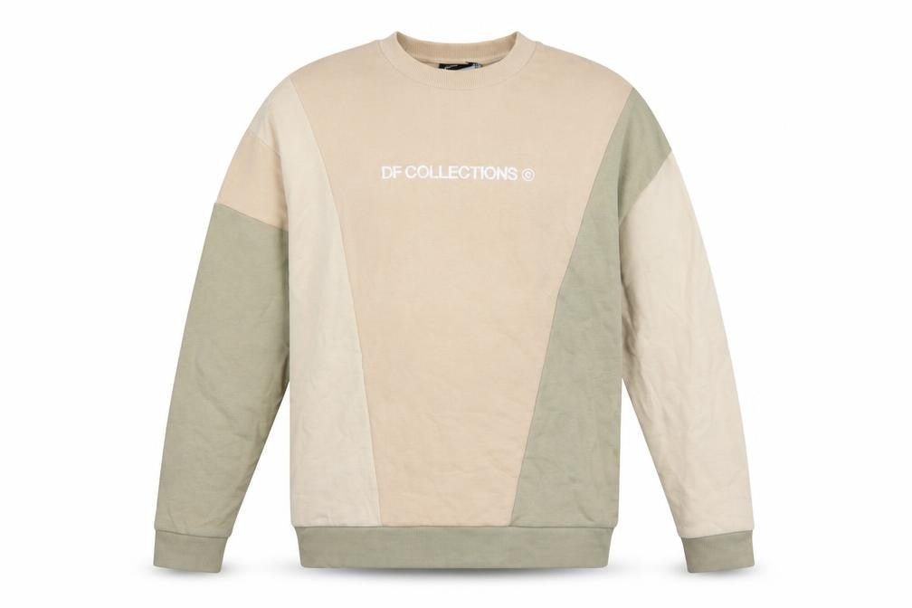 ASOS Design Men’s Multicoloured S Logo Colour Block Sweatshirt