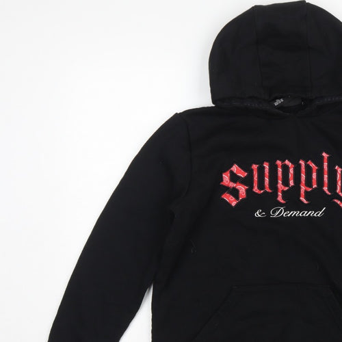 Supply & Demand Boys Black XL 13-15 Pullover Graphic Hoodie