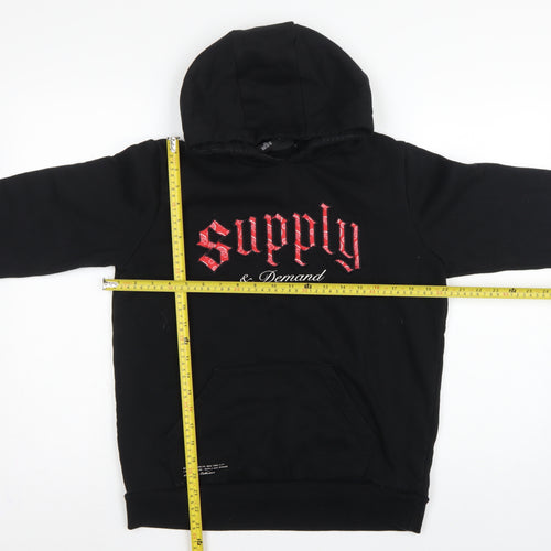 Supply & Demand Boys Black XL 13-15 Pullover Graphic Hoodie
