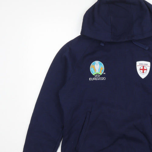 UEFA Euro 2020 England Men's Blue M Pullover Hoodie Football