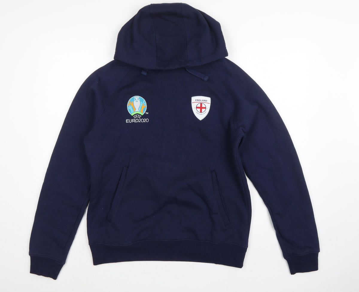 UEFA Euro 2020 England Men's Blue M Pullover Hoodie Football
