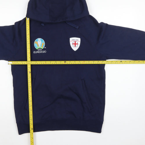 UEFA Euro 2020 England Men's Blue M Pullover Hoodie Football