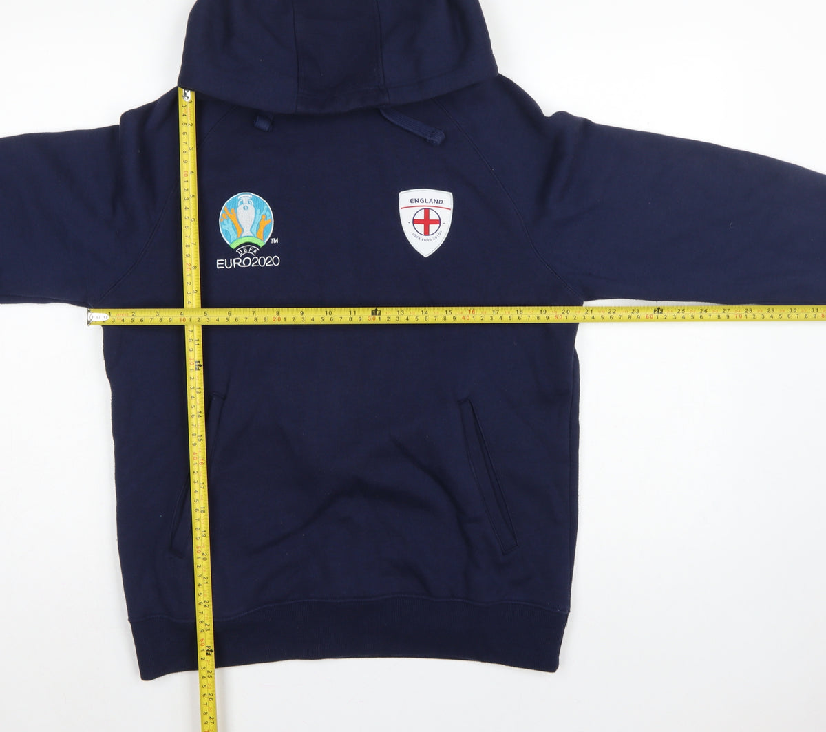 UEFA Euro 2020 England Men's Blue M Pullover Hoodie Football