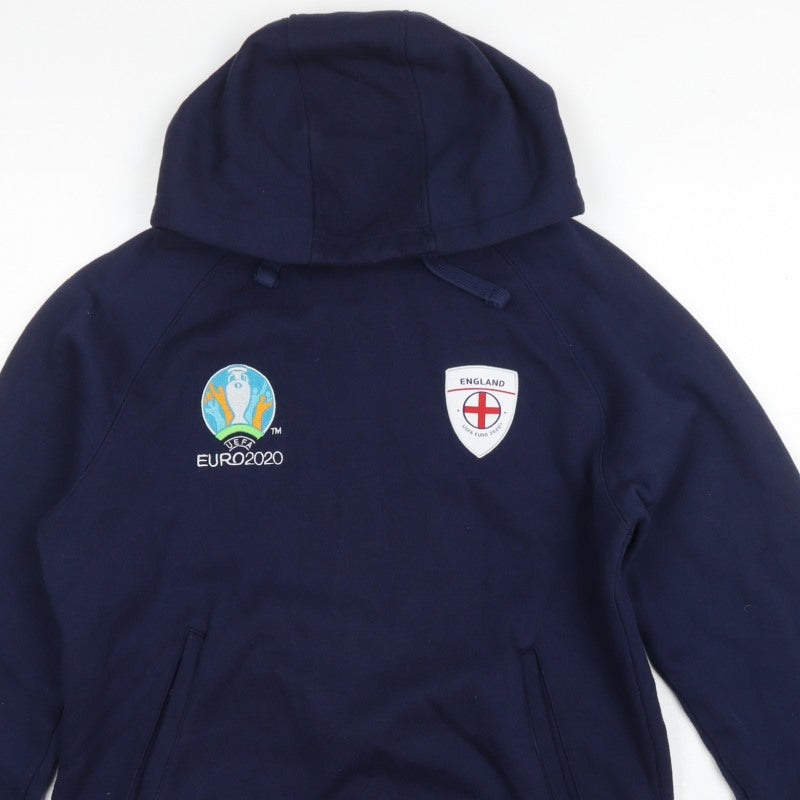 UEFA Euro 2020 England Men's Blue M Pullover Hoodie Football