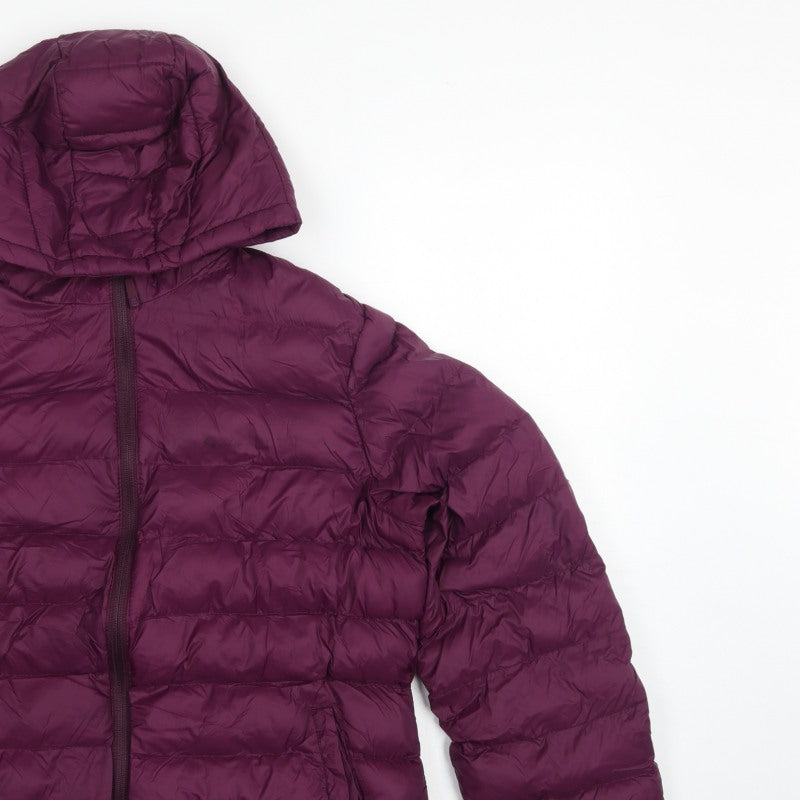 Mountain Warehouse Women's Purple UK 16 Hooded Puffer Jacket