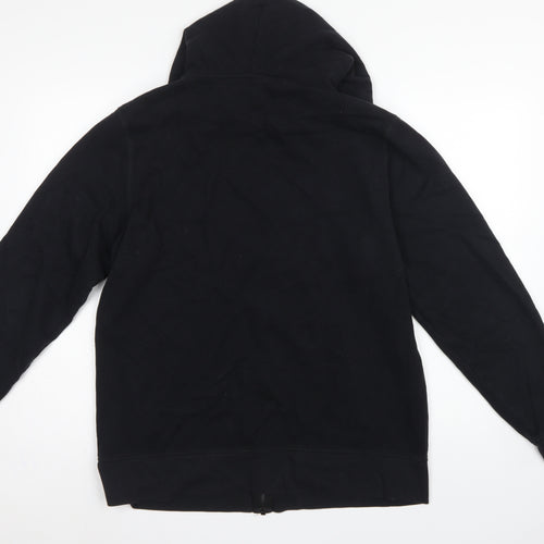 Reebok Men’s Black L Full Zip Hooded Fleece Hoodie Pockets